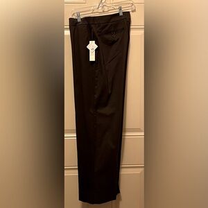 Merona Ultimate Khaki Stretch Slacks in Nature Brown Nanotex Fabric Size 14